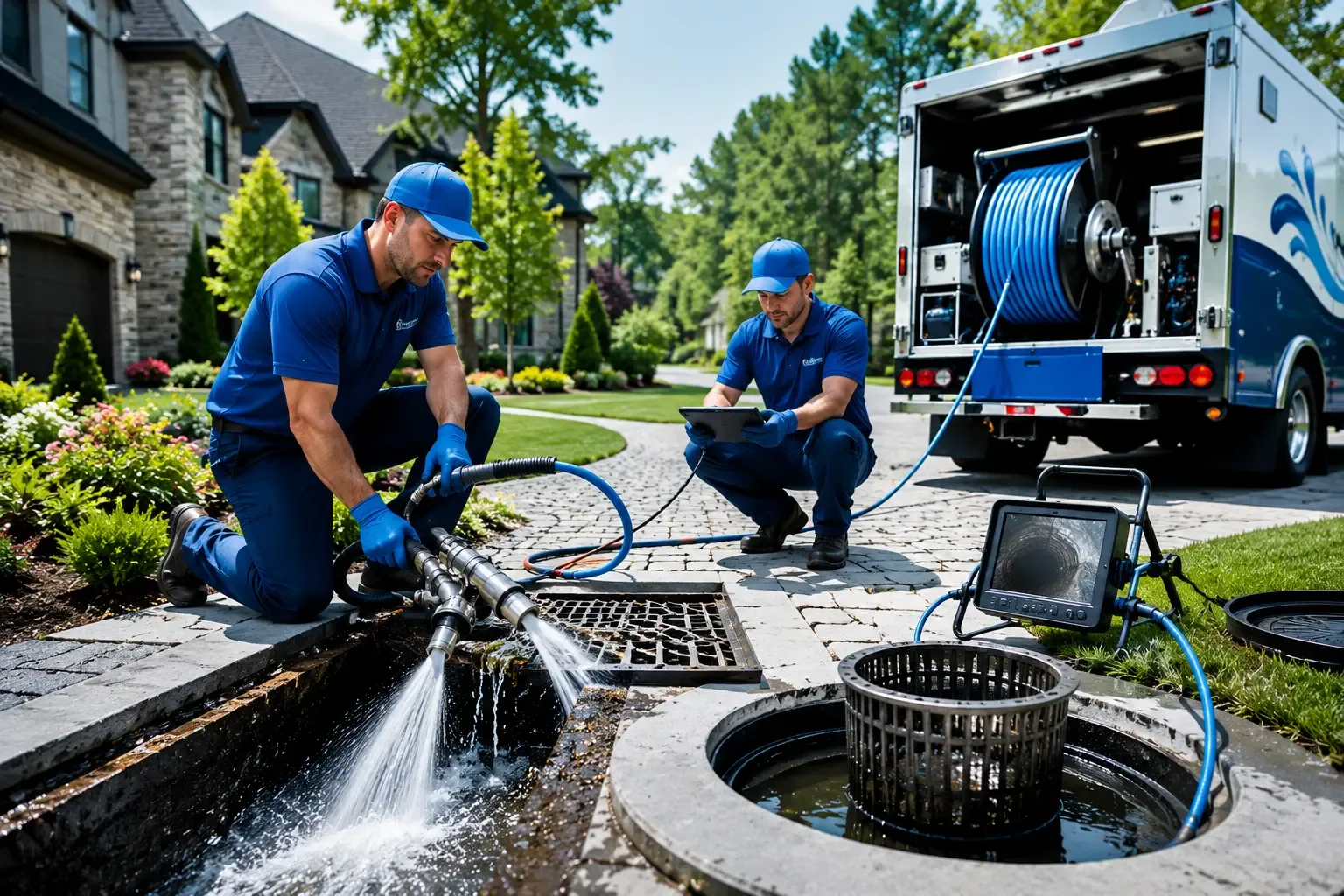 Local outdoor drain cleaning professionals in Berlin, MA